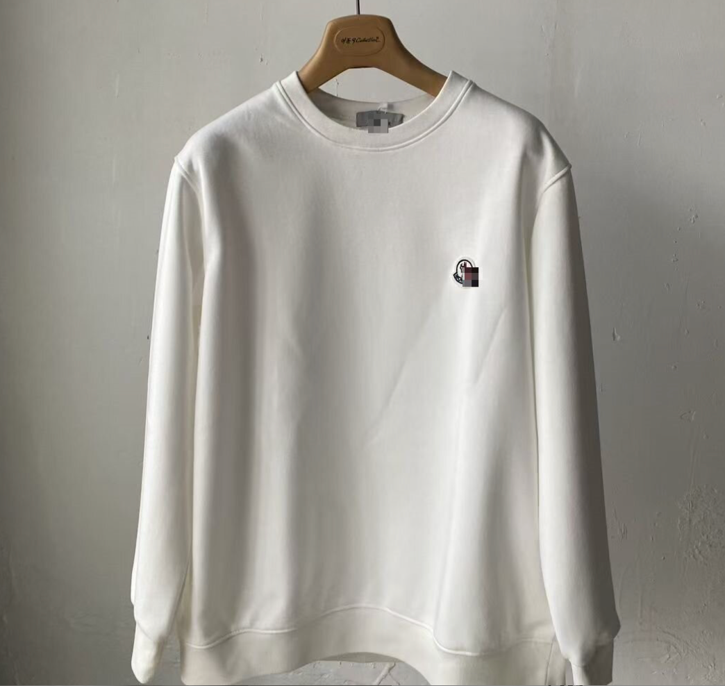 Pull Moncler Blanc – Logo poitrine