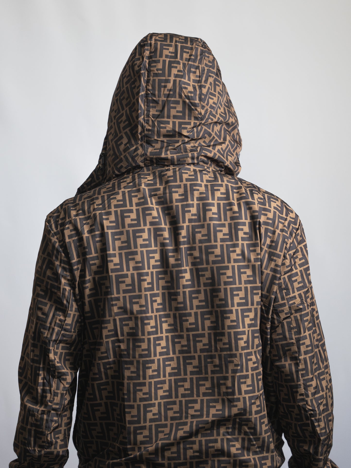 Coupe-vent Réversible Fendi Marron - Homme