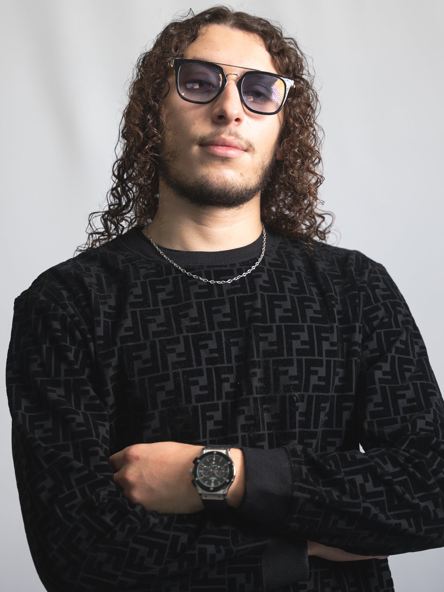 Pull Fendi Monogram Noir