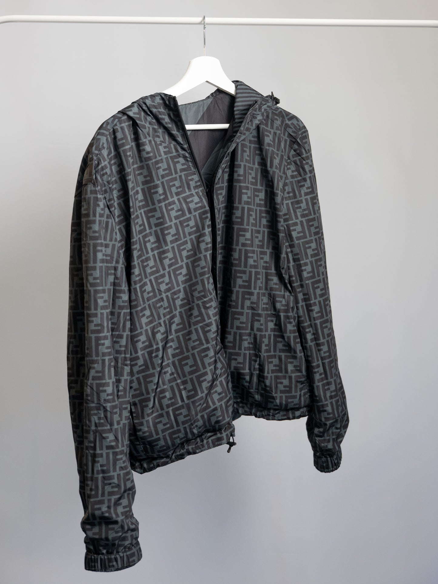Coupe-vent Réversible Fendi Grise - Homme