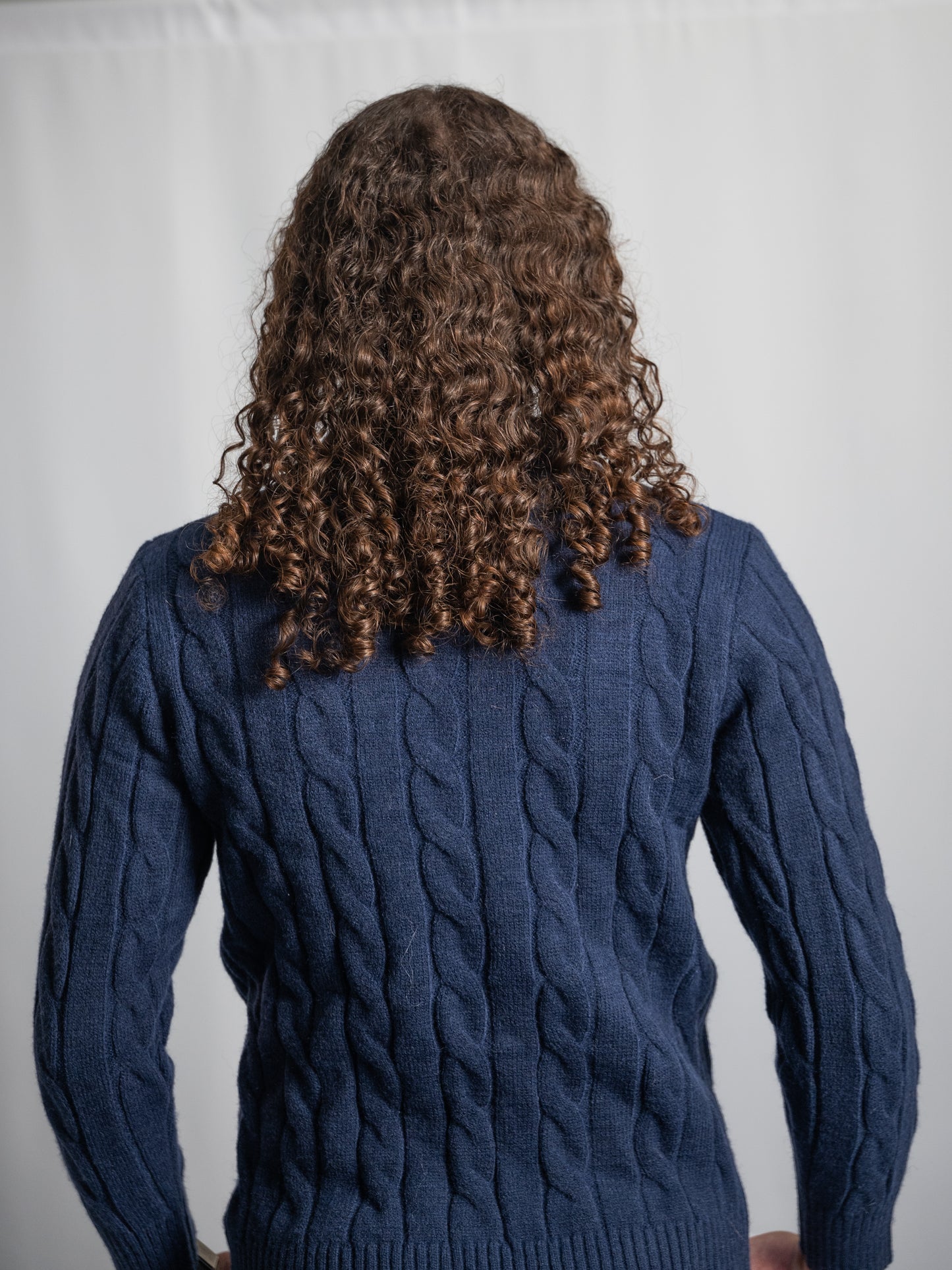 Pull Ralph Lauren Bleu Marine – Maille torsadée