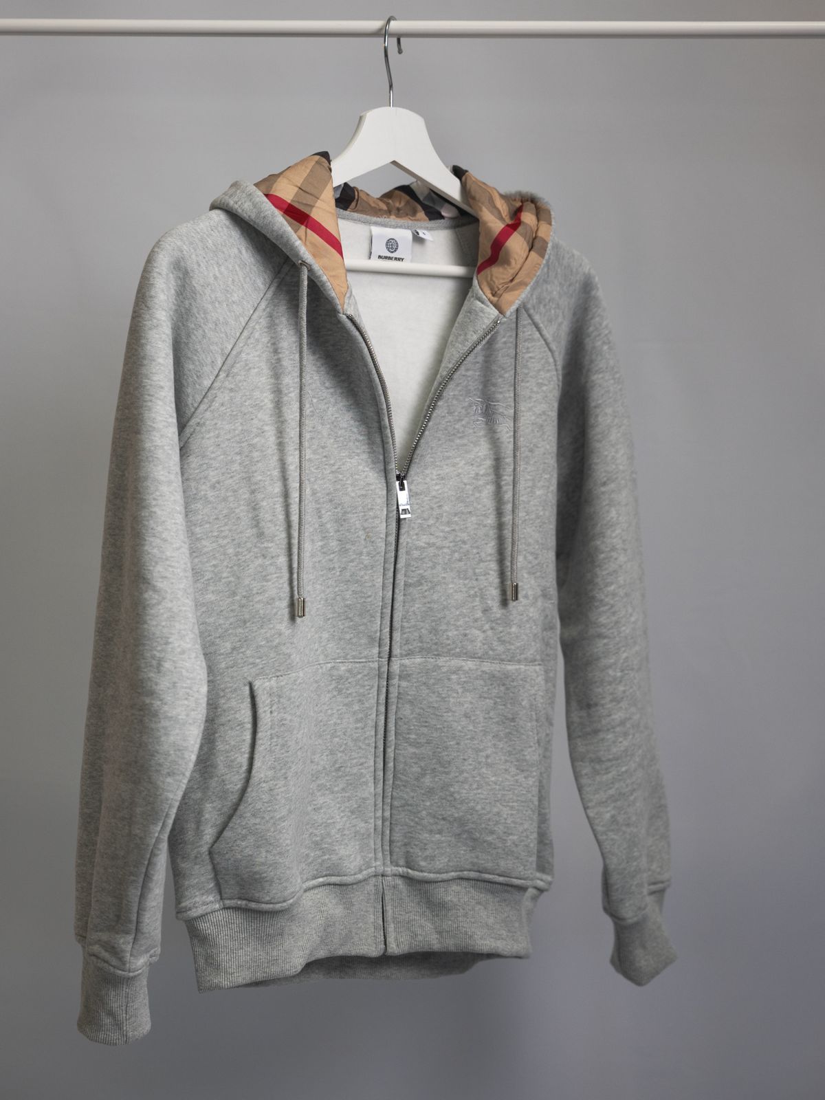 Sweat Zippé Burberry Gris - Homme
