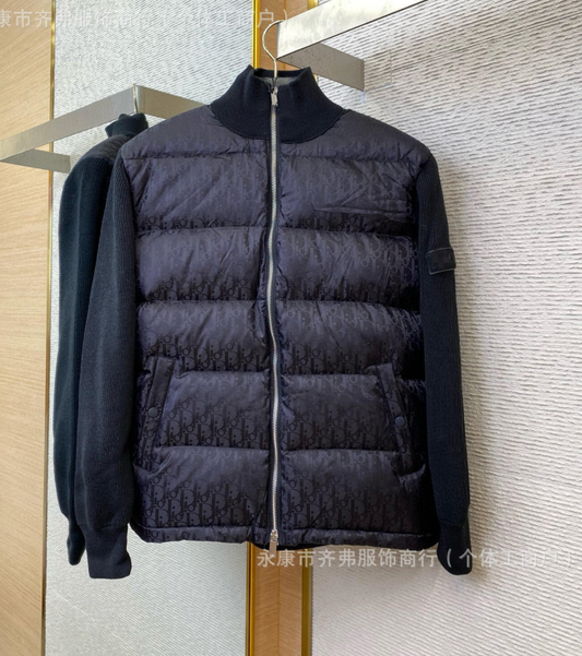 Veste Dior Oblique Noir – Manches en maille
