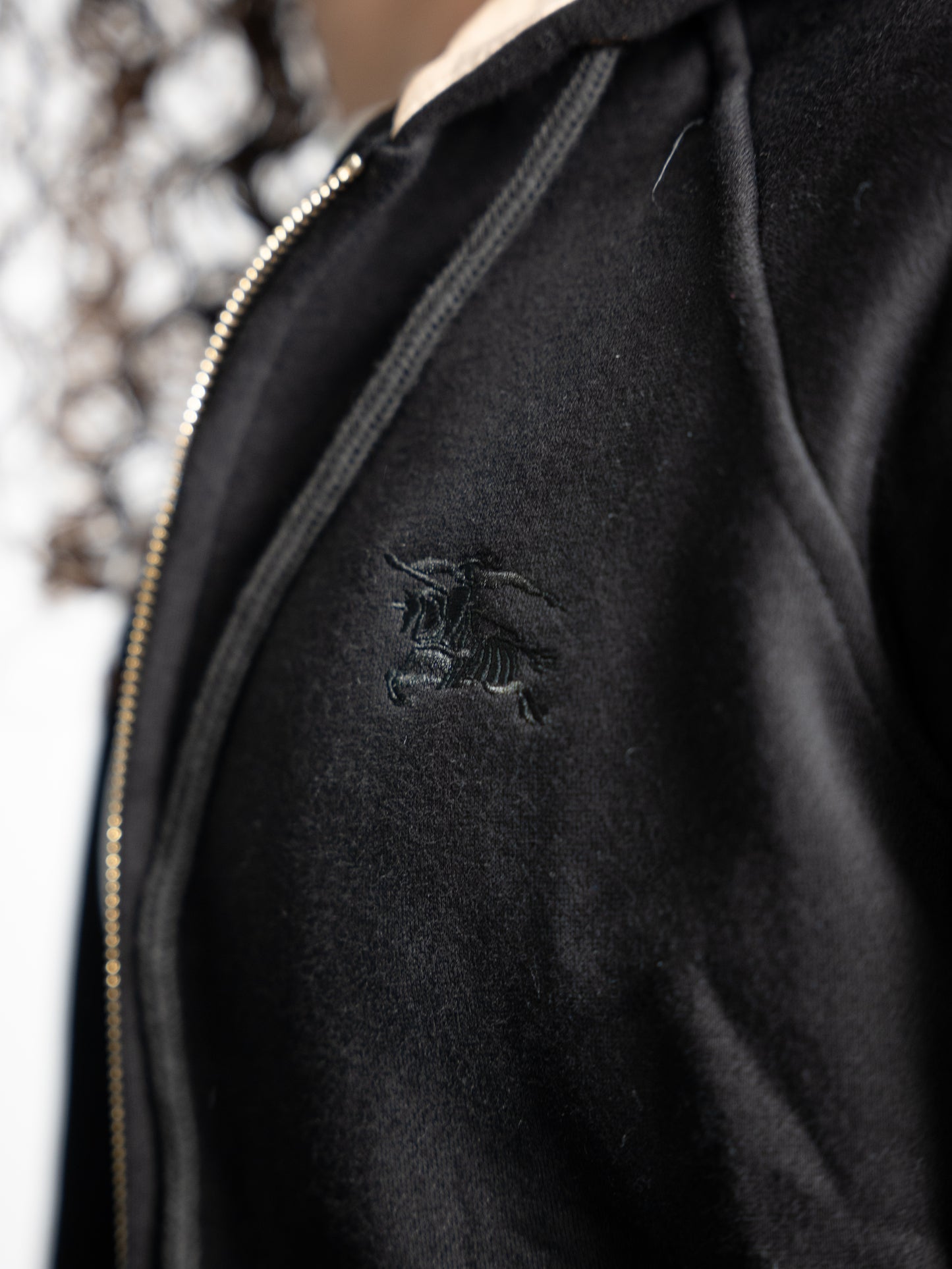 Sweat Zippé Burberry Noir - Homme