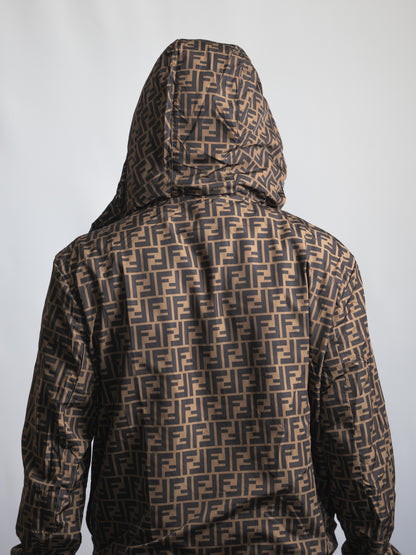 Coupe-vent Réversible Fendi Marron - Homme