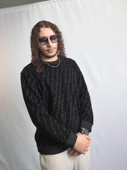 Pull Fendi Monogram Noir