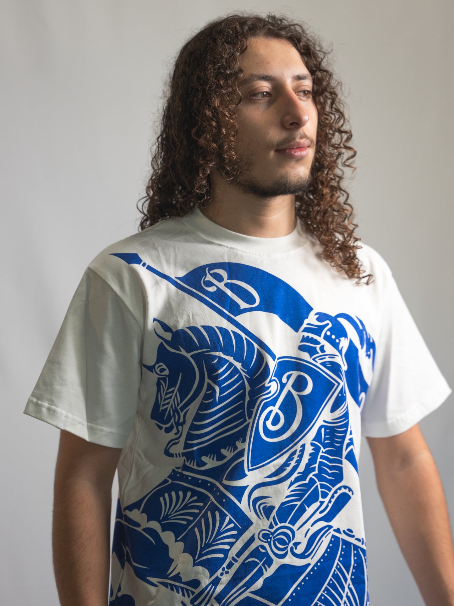 T-shirt Burberry Blue Knight Tee