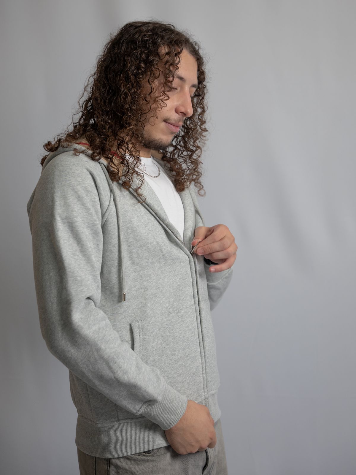 Sweat Zippé Burberry Gris - Homme