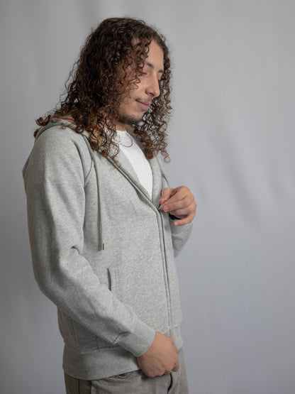 Sweat Zippé Burberry Gris - Homme